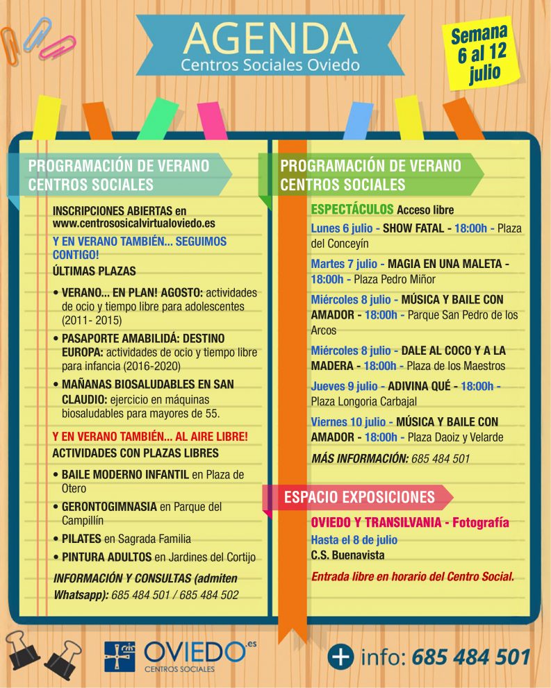AGENDA 07.06 a 07.12