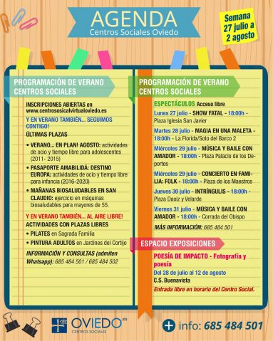 AGENDA 07.27 a 08.02 1