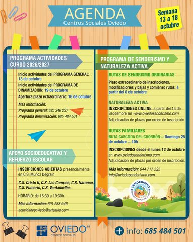 AGENDA 13 18 OCTUBRE1