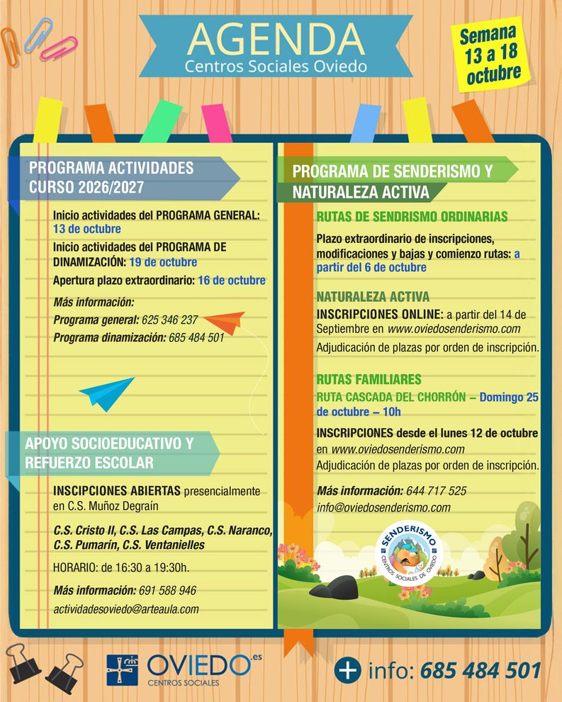AGENDA 13 18 OCTUBRE1