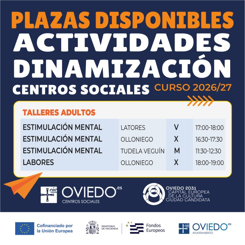 Actividades CS 2026 27 PLAZAS DISPONIBLES DINAMIZACION